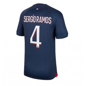 Paris Saint-Germain Sergio Ramos #4 Hemmatröja 2023-24 Kortärmad